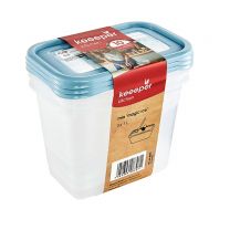 Posoda za hrano Mia "magic ice" set 3x1l, 15,5x10,5x11,5cm
