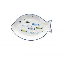 Krožnik servirni v obliki ribe, 26,5cm
