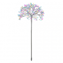 Lučka na stebru cvetov 192 mikro led večbarvne, 75 cm, Kaem.