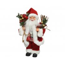 Figura božiček rdečo/bel 30 cm, Kaem.