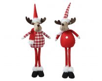 Figura božična jelenček rdeč 60 cm, Kaem.