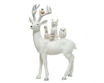 Figura jelenček sovica, lisička, zajček 25,5 cm, Kaem.