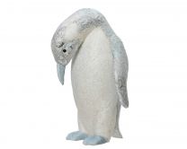 Figura pingvn modro/bel 48,5 cm, Kaem.