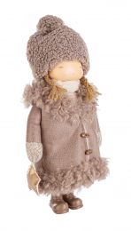 Figura božična punčka Joelle 45 cm, Bizz.