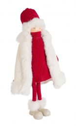 Figura božična punčka Kris 48 cm, Bizz.