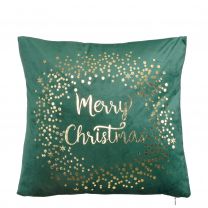 Blazina Merry Christmas 40x40 cm, zelena
