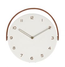 Ura stenska Josue bianco, 32cm
