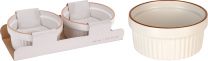 Pekač za mufine 2/1, 250ml, 11x5cm,  porcelan.
