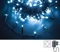 Lučke 1000 led ledeno bela 5 mm, 8 funkcij utripanja s časovnikom, 50 m, IP44, Bizz.