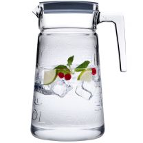 Vrč steklen City Pop s pokrovom, 2l 
