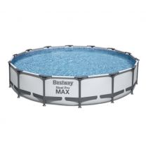 Bazen s kovinskim ogrodjem Steel Pro Max, fi 427 x v 84 cm, Bestway, Ed.
