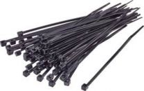 Vezica UV odporna črna 300x4,8mm - 100 kos TM