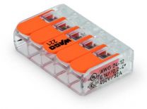 Hitra inštalacijska sponka WAGO 1x5P 0,5-4mm2 za trdo in mehko žico 450V 32A 25kos Wago
