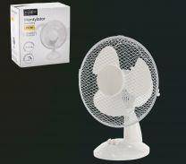 Ventilator namizni 9066,  fi 27 cm, 25 W, bel

