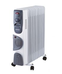 Radiator električni oljni Vorner VRF11-0579, 11 reber, 43 x 15 x 63 cm