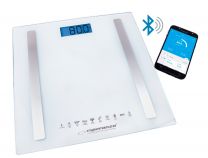 Digitalna analitična kopalniška tehtnica 8v1 BT Esperanza B.FIT, bela