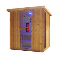 Kombinirana zunanja infra in finska savna Lahti 198x182x200 cm