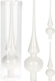 Špica za božično drevo bela 25 cm, Koo.