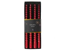 Sveča konusna 4/1, rdeča, 25cm
