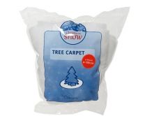 Prevleka za božično stojalo snežno bela iz poliestra fi 100 cm, Kaem.