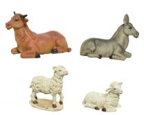 Figure živali božične 9 cm, set 4/1, Kaem.