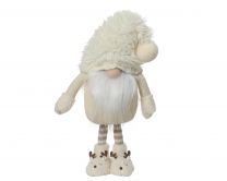 Figura božična palček bež 60 cm, Kaem.