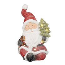 Figura božiček s smrečico led 38 cm, Edel.