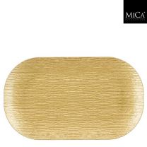 Pladenj podolgovat zlat, 43cm, pvc