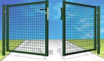 Vrata dvokrilna vrtna builder fence 400 x 150 cm standard zelena RAL 6005
