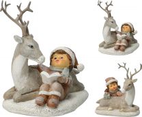Figura jelenček z otrokom 12 cm, Koo.