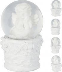 Krogla snežna angel 6 cm, Koo.