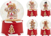 Krogla snežna COOKIE, 6,5cm, 4 motivi
