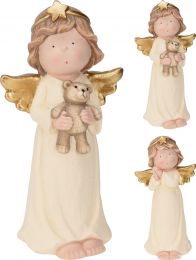 Figura božična angel zlat 42 cm, Koo.