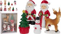 Figure božične božiček/snežak/jelenček/smrečica, set 5/1, Koo.