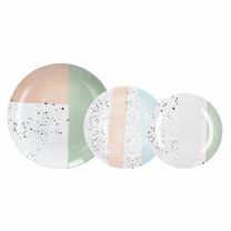 Krožnik garnitura 18/1 Moon pastel, porcelan
