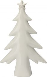 Drevo belo porcelan z zvezdo 22 cm, Koo.