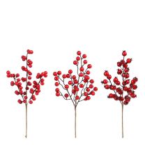 Veja božična umetna jagode rdeče 33 cm, Edel.