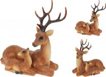 Figura jelenček z mladičkom 20 cm, Koo.