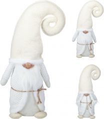 Figura božična palček bel led 61 cm, Koop.