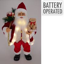 Figura božična božiček rdeč led 80 cm, Koo.