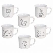 Lonček Little funny ones, 350ml, porcelan
