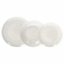 Krožnik garnitura 18/1 Modus Bianco, porcelan, 
