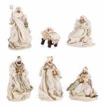 Jaslice okrasne belo/zlate 25-28 cm, set 6/1, Bizz.