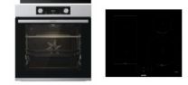 Set pečica in kuhališče Gorenje BFG Silver Pyro Set (piroliza BOP6373E28EX + indukcija GI6431BFZ)
