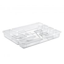 Predalnik za jedilni pribor 38x30cm, transparent
