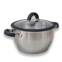 Lonec 3,2l Bowl, steklen pokrov z silik. oblogo, 20cm
