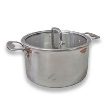 Lonec 6l Triply, steklen pokrov, 24cm
