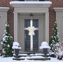 Mašnica bela za vrata 33x42 cm, Koo.