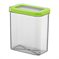 Posoda za shranjevanje hrane Optimo, 1,8l, pvc, zelen pokrov
