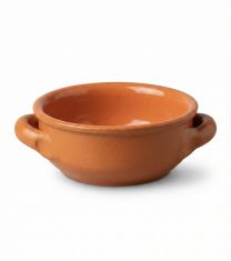Skleda keramična Mat Terracota, fi 14cm, 2 ročaja 
